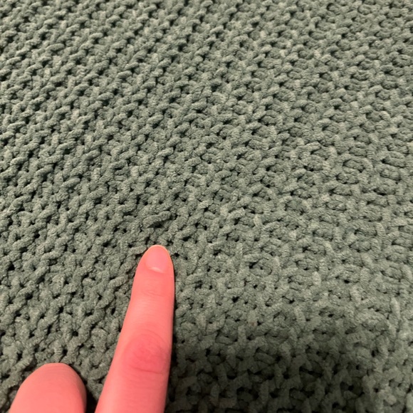 American Eagle Emerald Green Chunky Knit Sweater - Picture 8 of 9